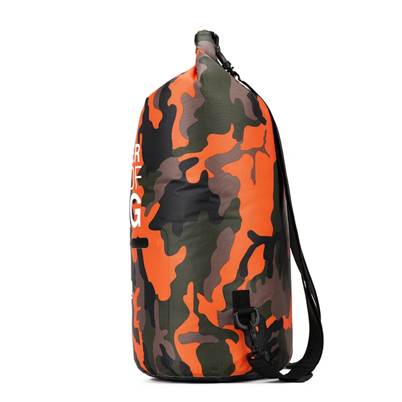30L & 15L Waterproof Dry Bag Backpack with Wet/Dry Separation Pocket – Durable Outdoor Gear for Kayaking, Boating, Swimming & Water Sports
