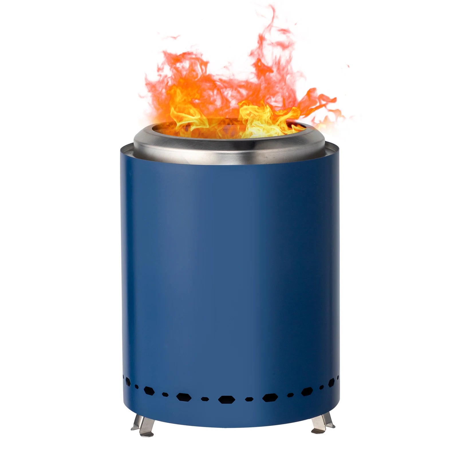 Smokeless Mini Tabletop Fire Pit - Portable Indoor & Outdoor Fire Bowl for Home, Patio, Camping, Backyard, and Balcony - Compact Personal Fireplace for S’mores, Ambiance, and Warmth