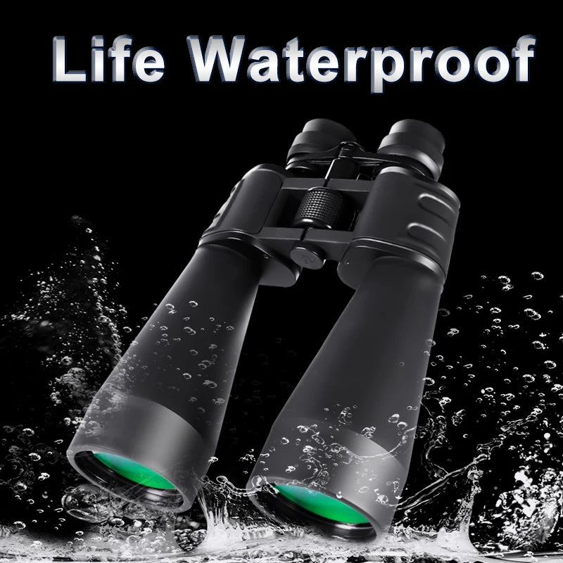 10-380x100 High-Powered Binoculars – Ultra Zoom HD BAK4 Long-Range Telescope for Hunting, Bird Watching, and Travel