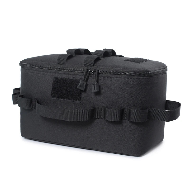 Large Capacity Outdoor Camping Gas Tank Storage Bag – Durable Ground Nail Tool Bag for Gas Canister, Picnic Cookware, and Camping Utensils Kit