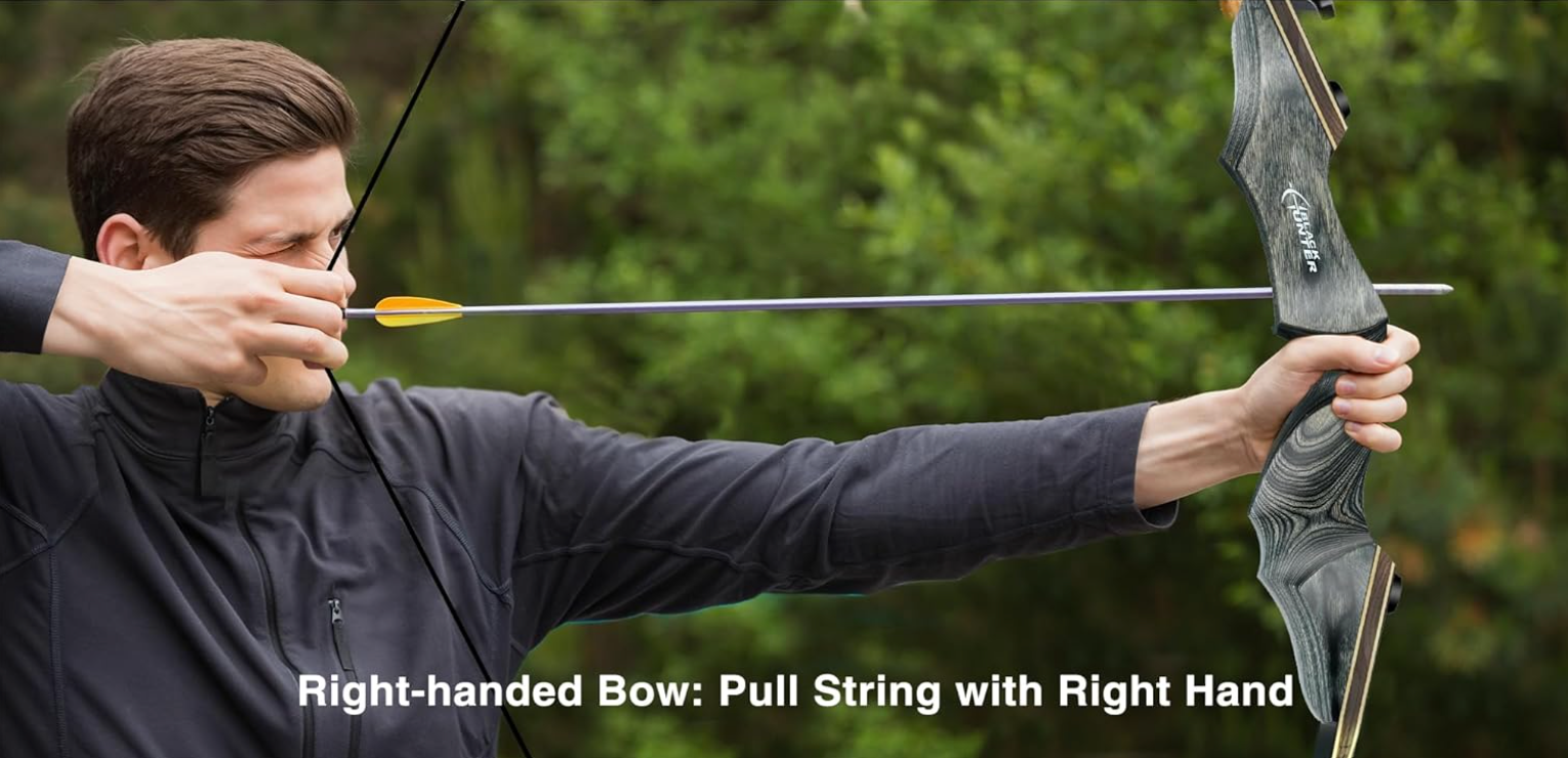 45lbs Recurve Right Handed Bow 60"