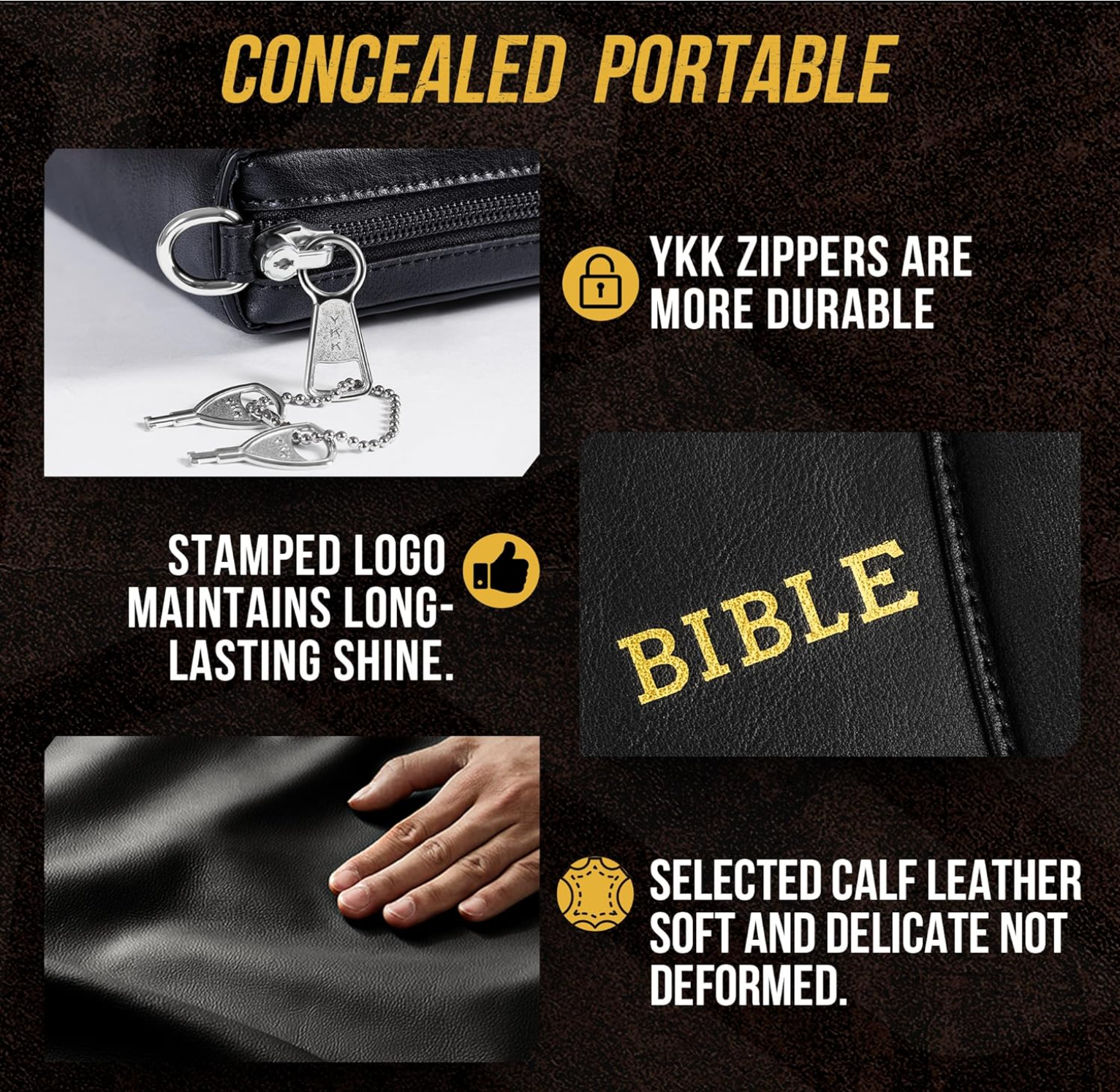 Holy Bible Gun Concealed Carry Bag EDC