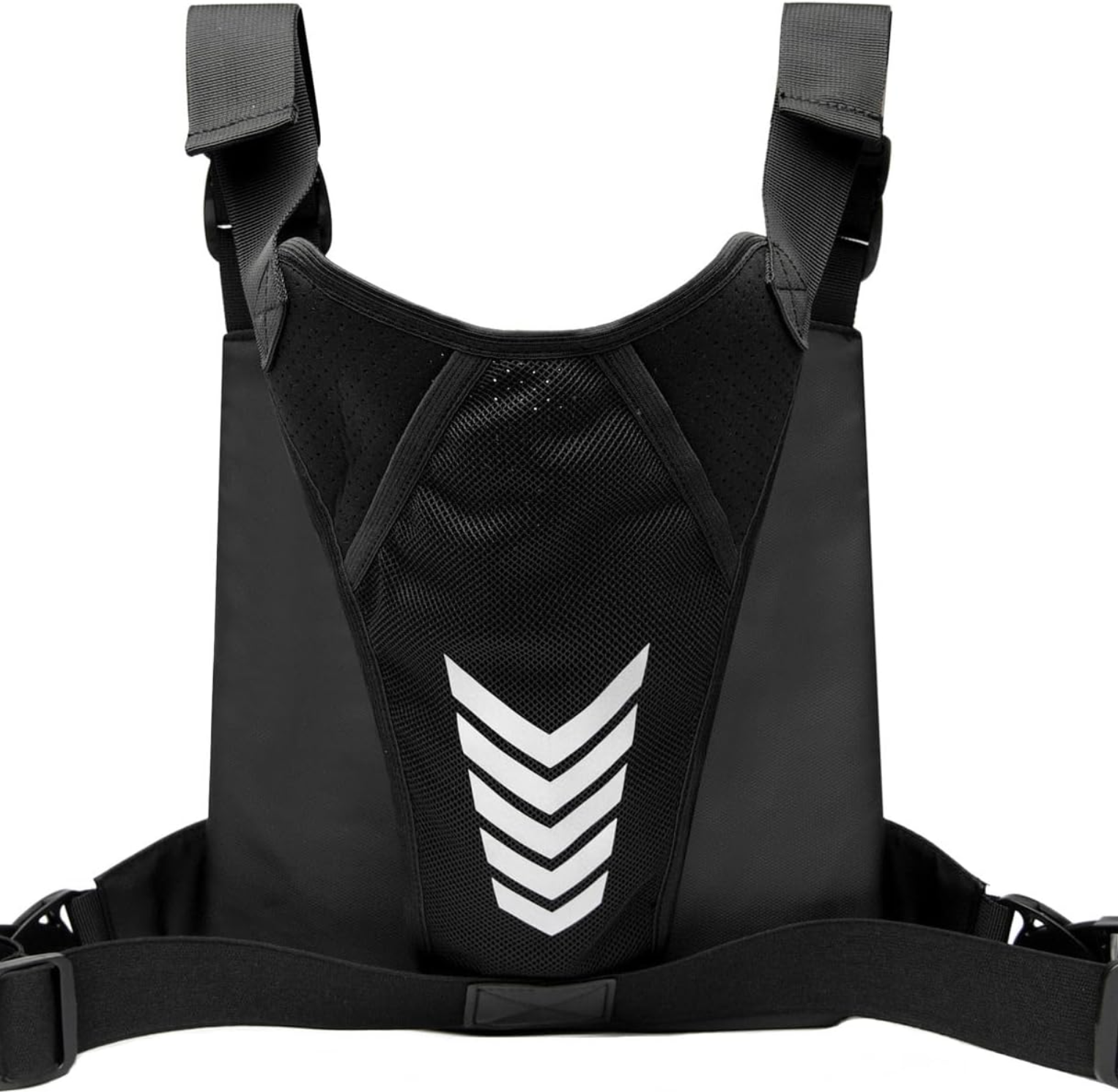 Chest Vest Gun Holster Fits Most Pistols, Adjustable EDC Travel Chest Pack for Running, Hiking, Workouts
