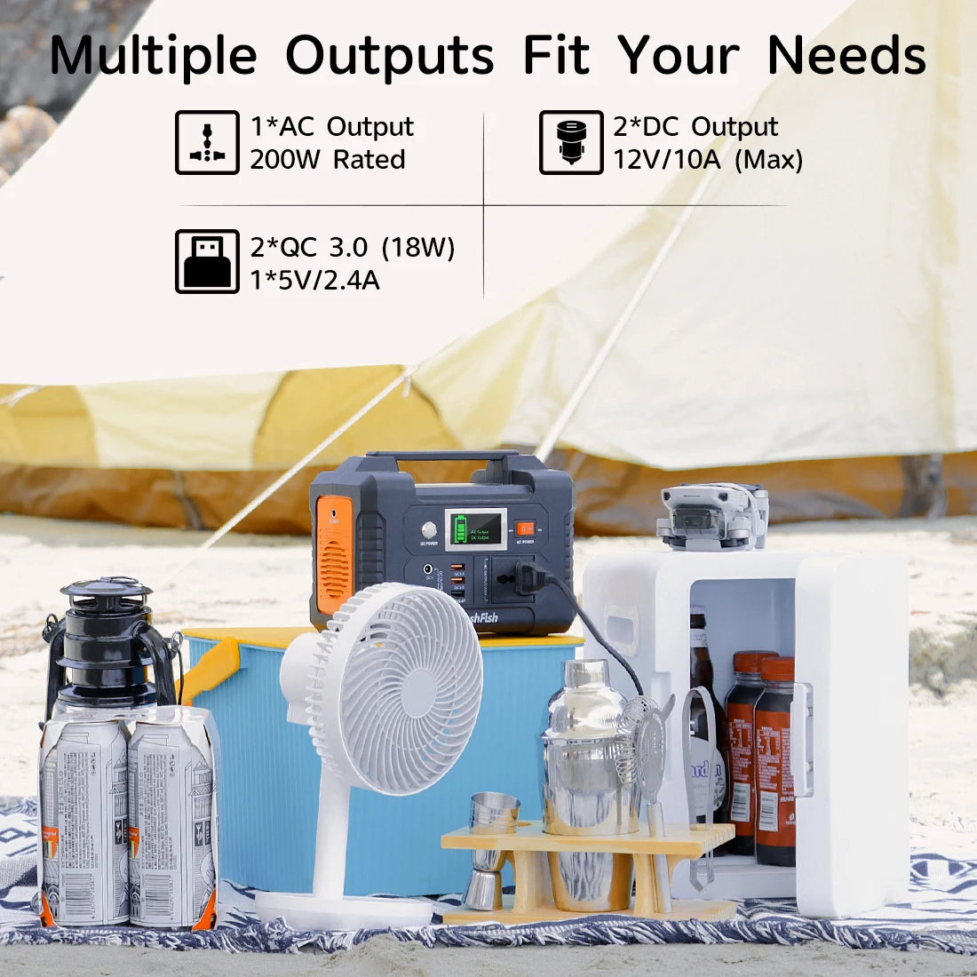 Solar Generator Power Bank Station