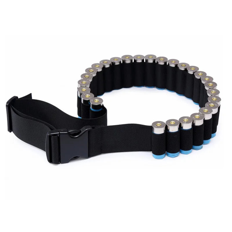 26/50 Round Shotgun Shell Bandolier Belt for 12 20 Gauge Cartridge, Bullet Belt Bandolier Ammo Holder Hunting accessories