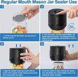 How to vacuum seal a regular mouth Mason jar in four steps
